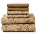 6Pc Paisley Microfiber Sheet Set