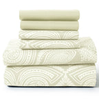6Pc Paisley Microfiber Sheet Set