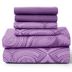 6Pc Paisley Microfiber Sheet Set
