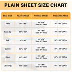 6Pc Microfiber Solid Sheet Set