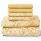 6Pc Paisley Microfiber Sheet Set