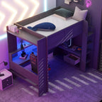 Full Wood Gaming Bed Desk