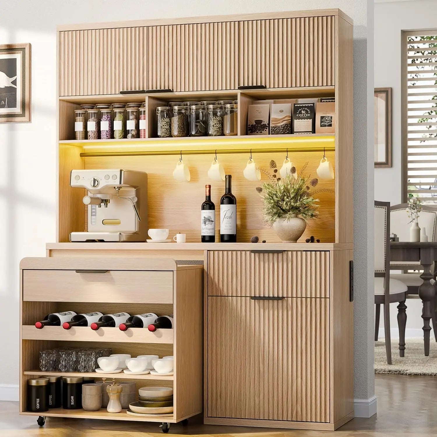 71" Tall Kitchen Pantry
