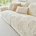 Plush Non-Slip Sofa Cushion Cover
