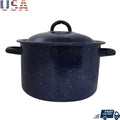 6Qt Enamel Stock Pot Heavy Duty