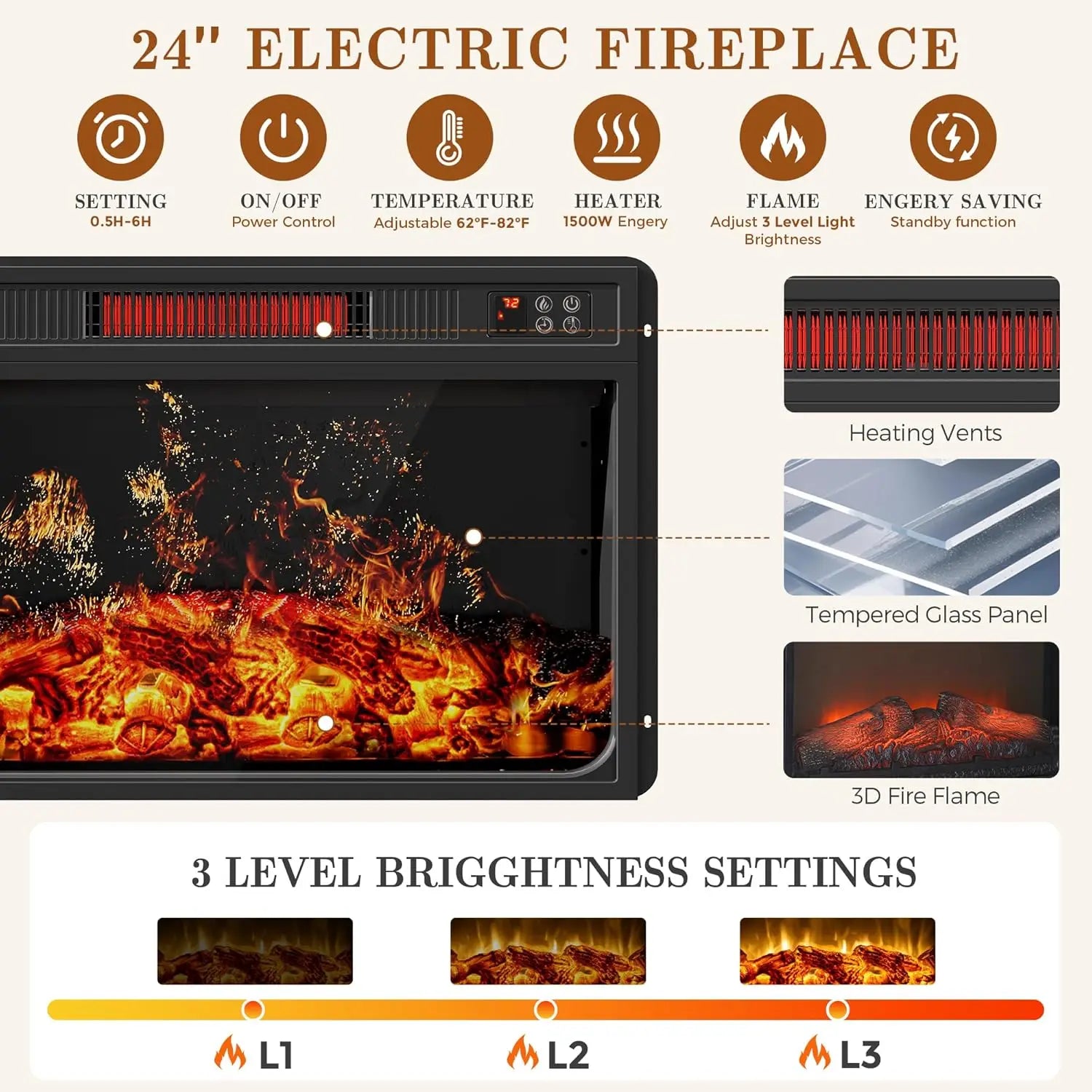 Tv Stand Electric Fireplace
