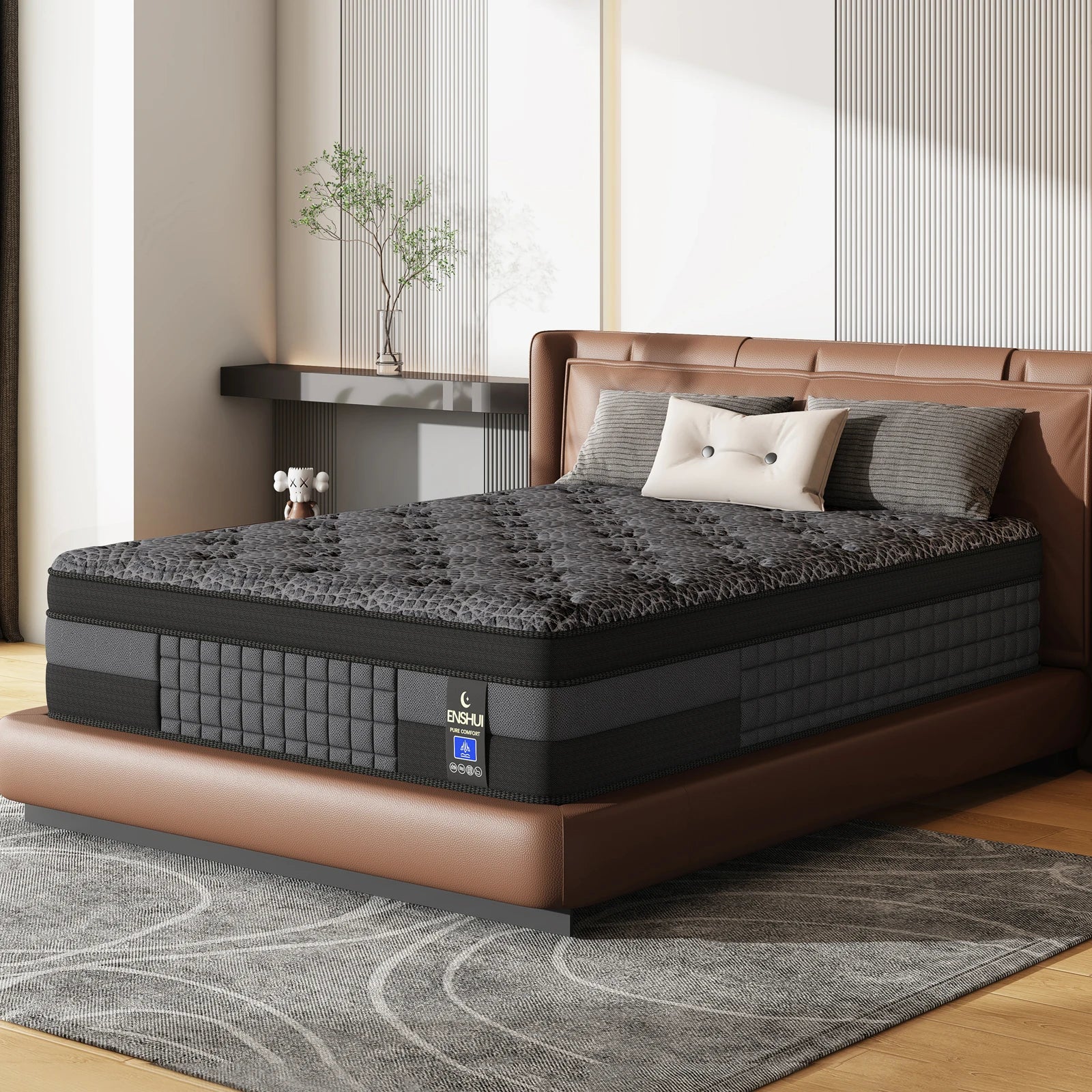 12"14"Memory Foam Mattress Queen King Size,