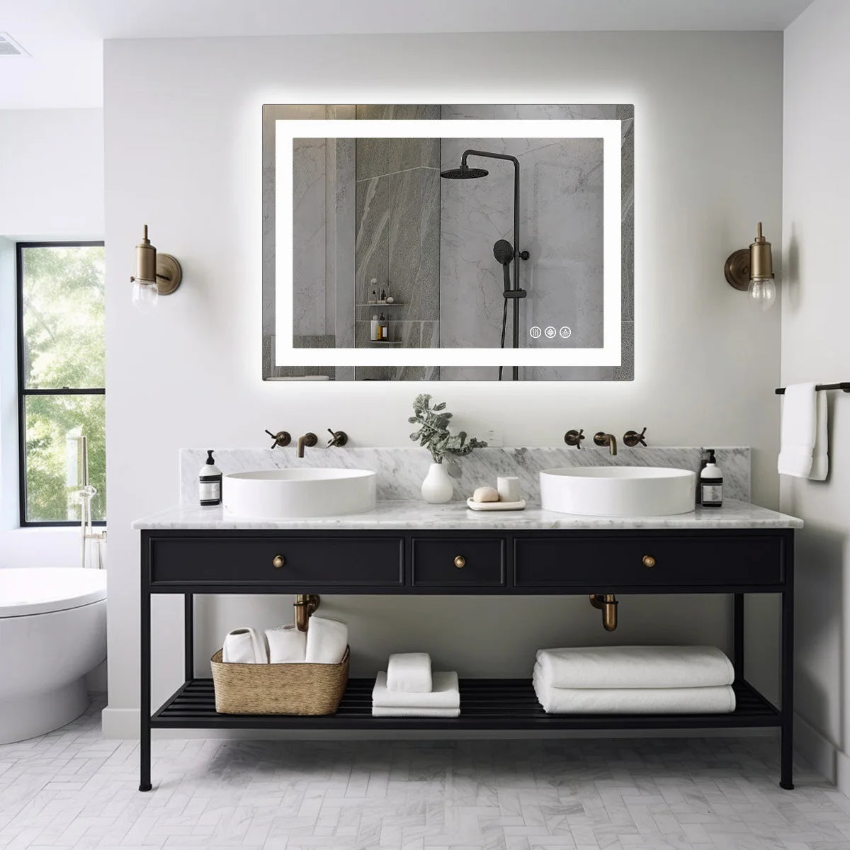 36"x 24" LED Bathroom Vanity Mirror