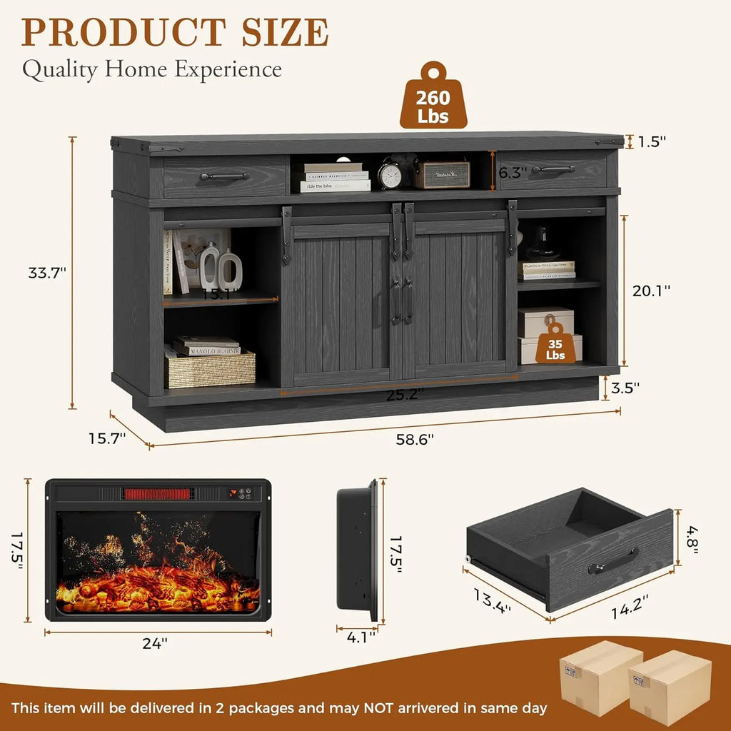Tv Stand Electric Fireplace