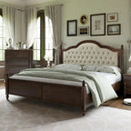 Queen Size,  Upholstered Tufted Headboard,