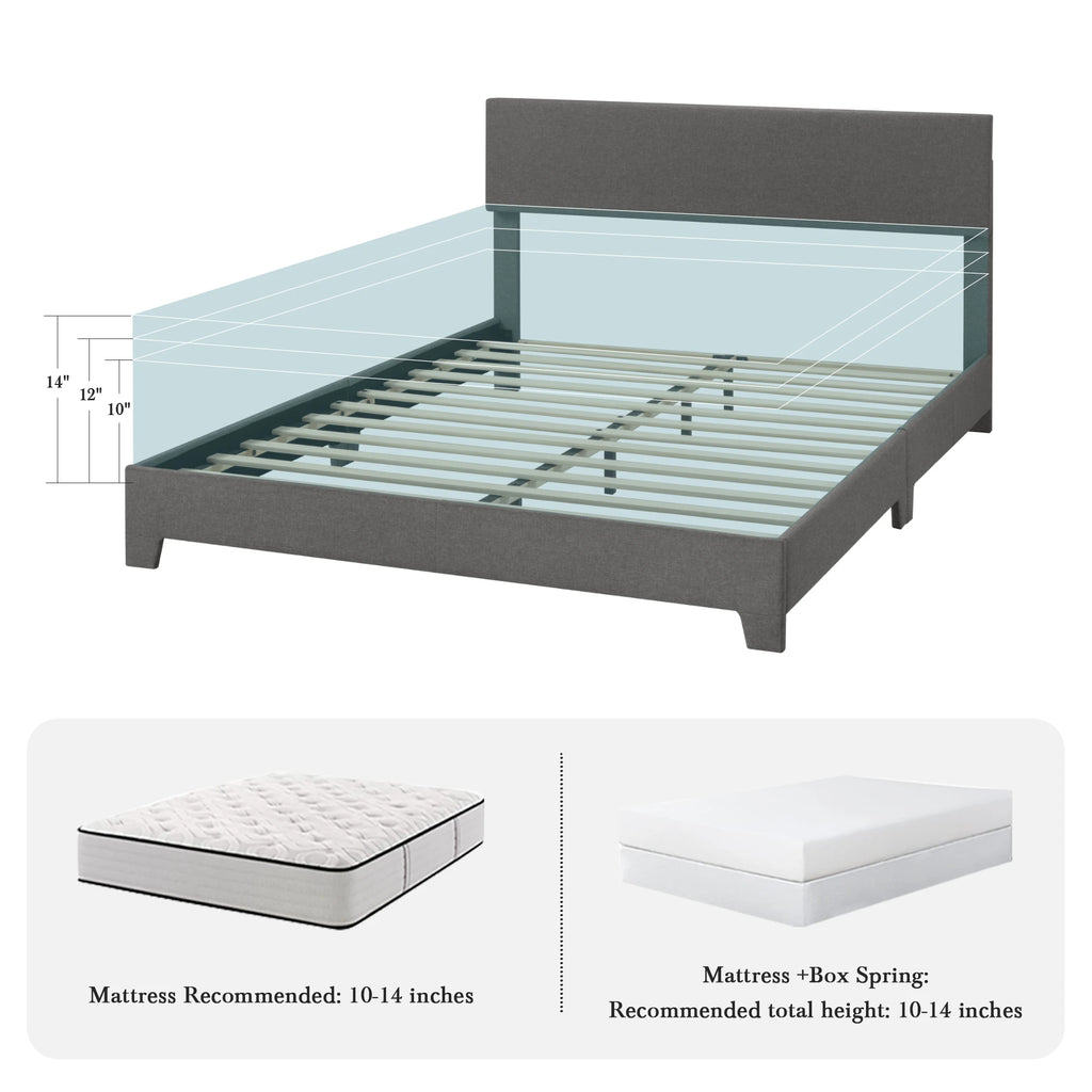 Adjustable Upholstered Bed Frame