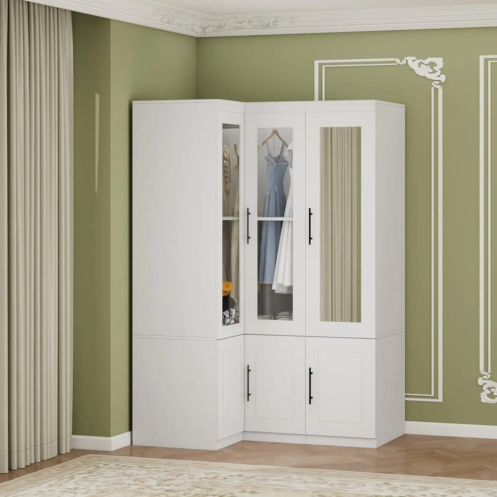 Corner Armoire Wardrobe Closet