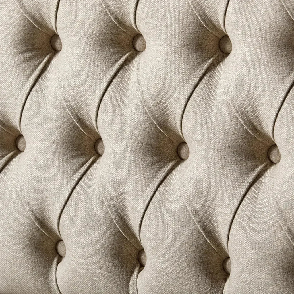 Queen Size,  Upholstered Tufted Headboard,