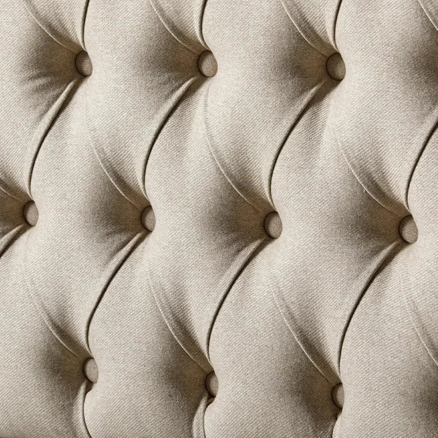 Queen Size,  Upholstered Tufted Headboard,