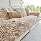 Plush Non-Slip Sofa Cushion Cover