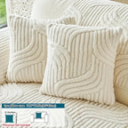Plush Non-Slip Sofa Cushion Cover