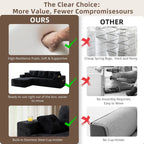 Sofa with Oversized Chaise