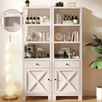 94" Entertainment Center Wall Unit TV Stand Bookshelves Storage