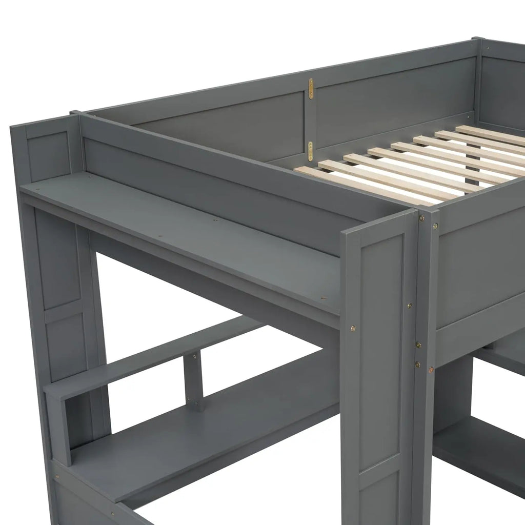 Full Wood Gaming Bed Desk