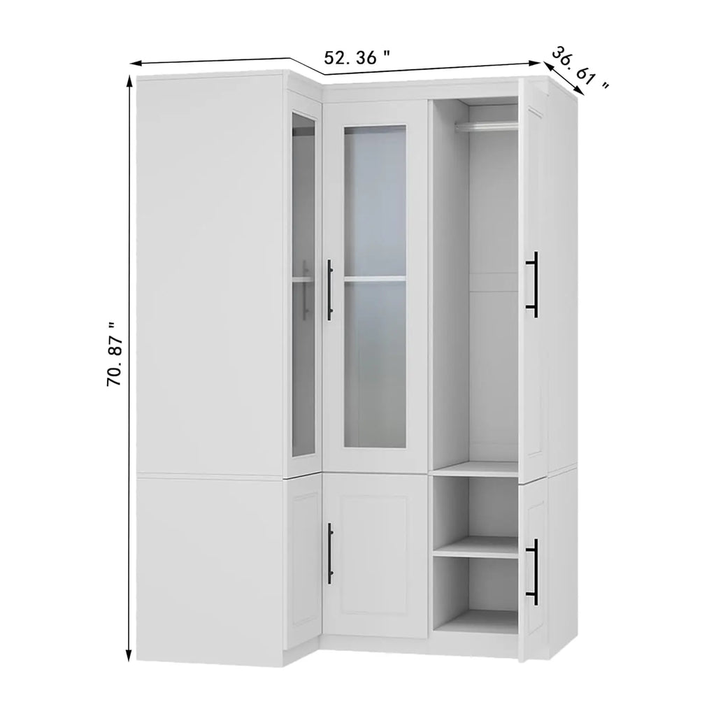Corner Armoire Wardrobe Closet
