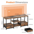 63IN Wooden Tv Stand