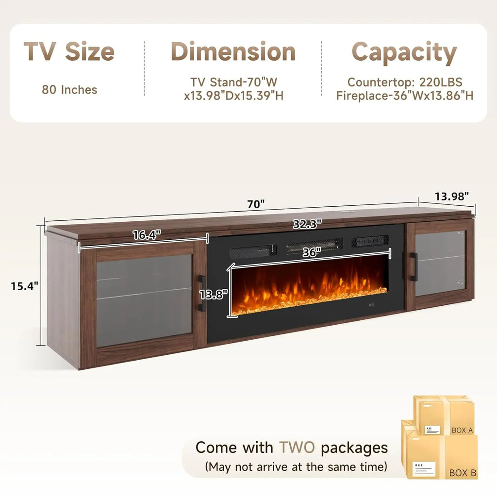 70" Floating TV Stand