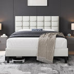 Upholstered Bed Frame,  Queen Bed