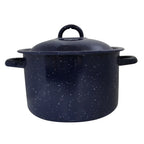 6Qt Enamel Stock Pot Heavy Duty