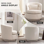 360° Swivel Barrel Chair Set 2