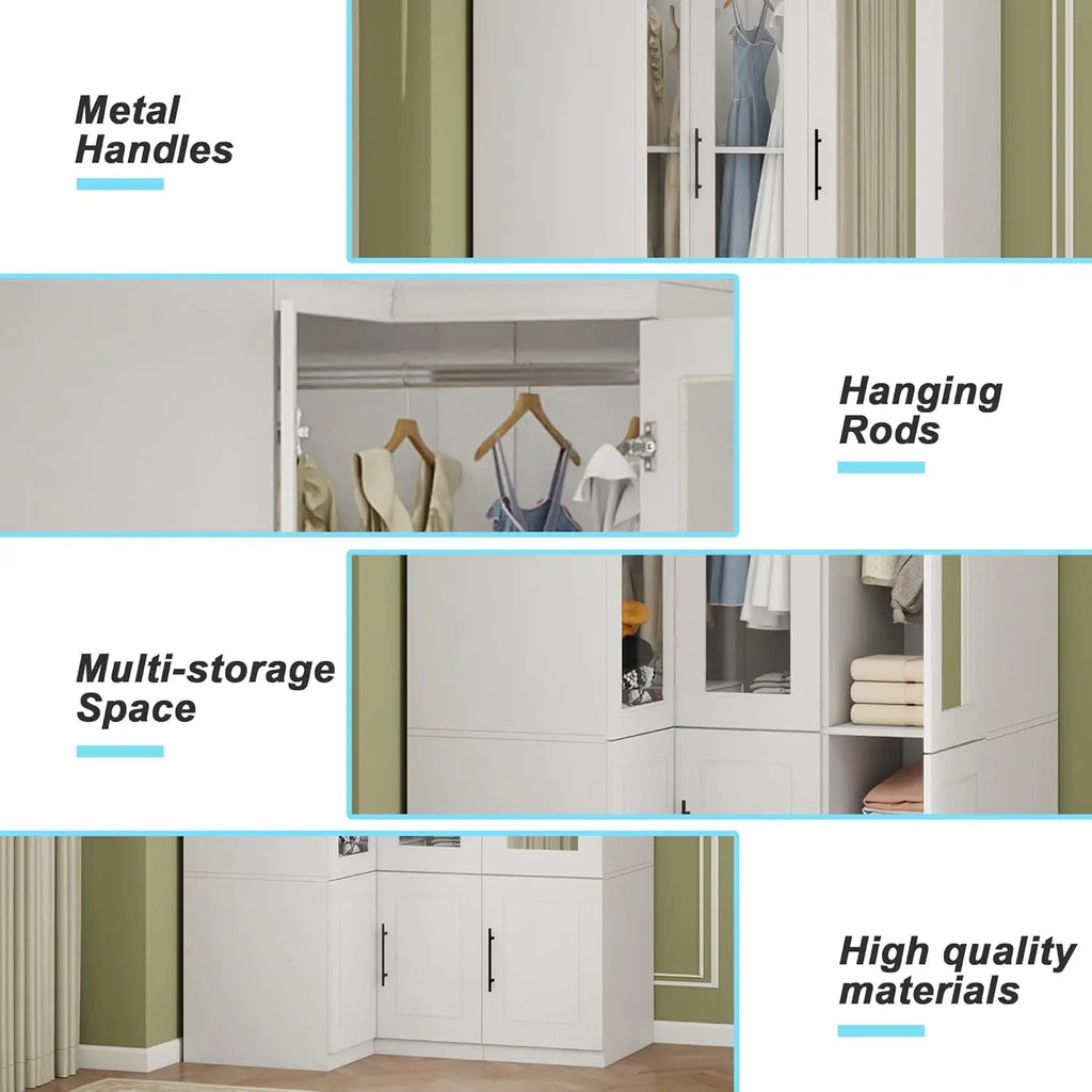 Corner Armoire Wardrobe Closet