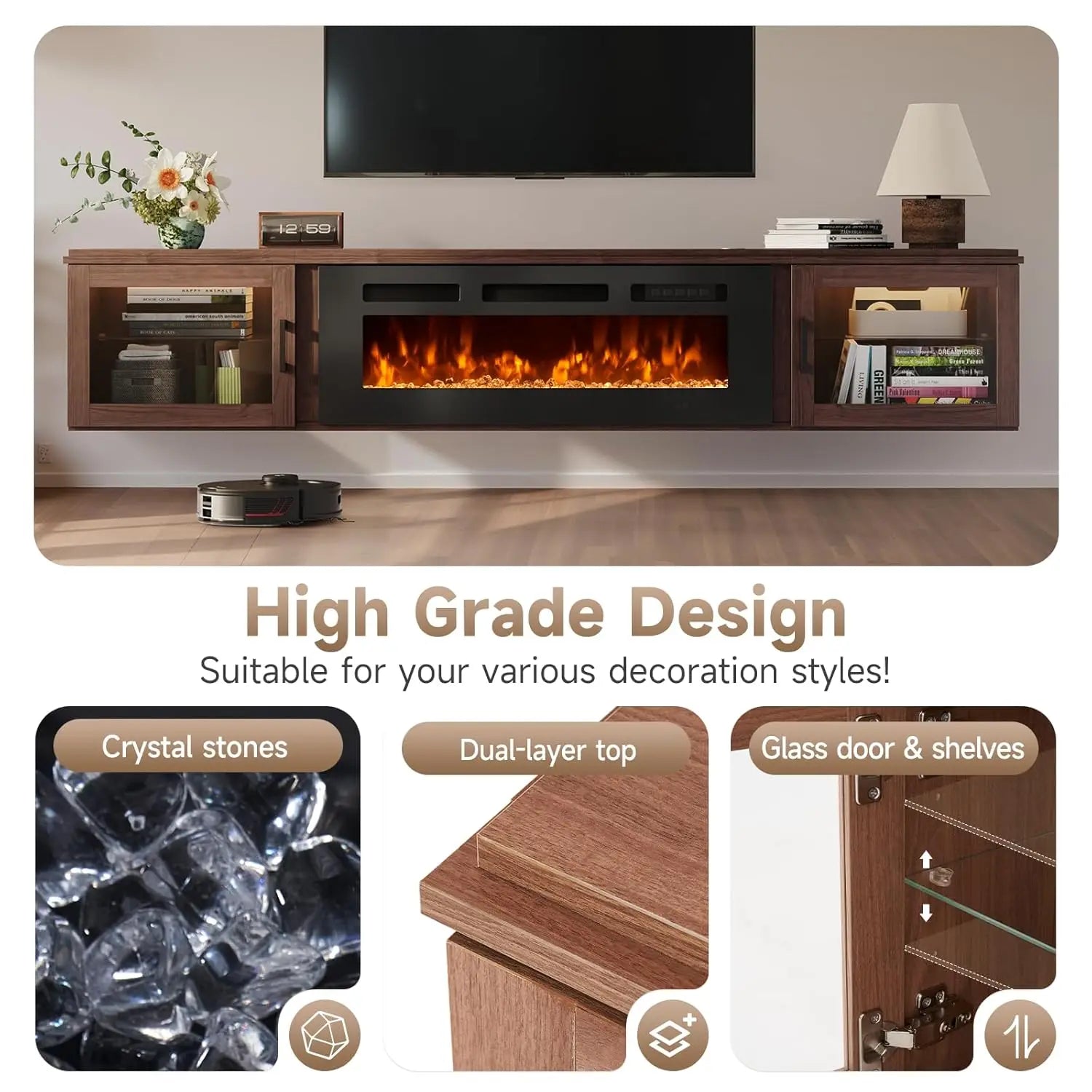 70" Floating TV Stand