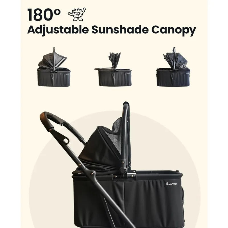 4 Wheels Pet Stroller