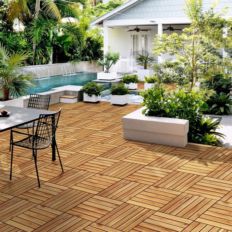 Wood Interlocking Flooring