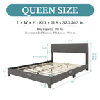 Adjustable Upholstered Bed Frame