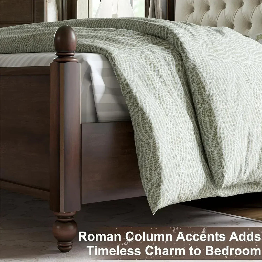 Queen Size,  Upholstered Tufted Headboard,