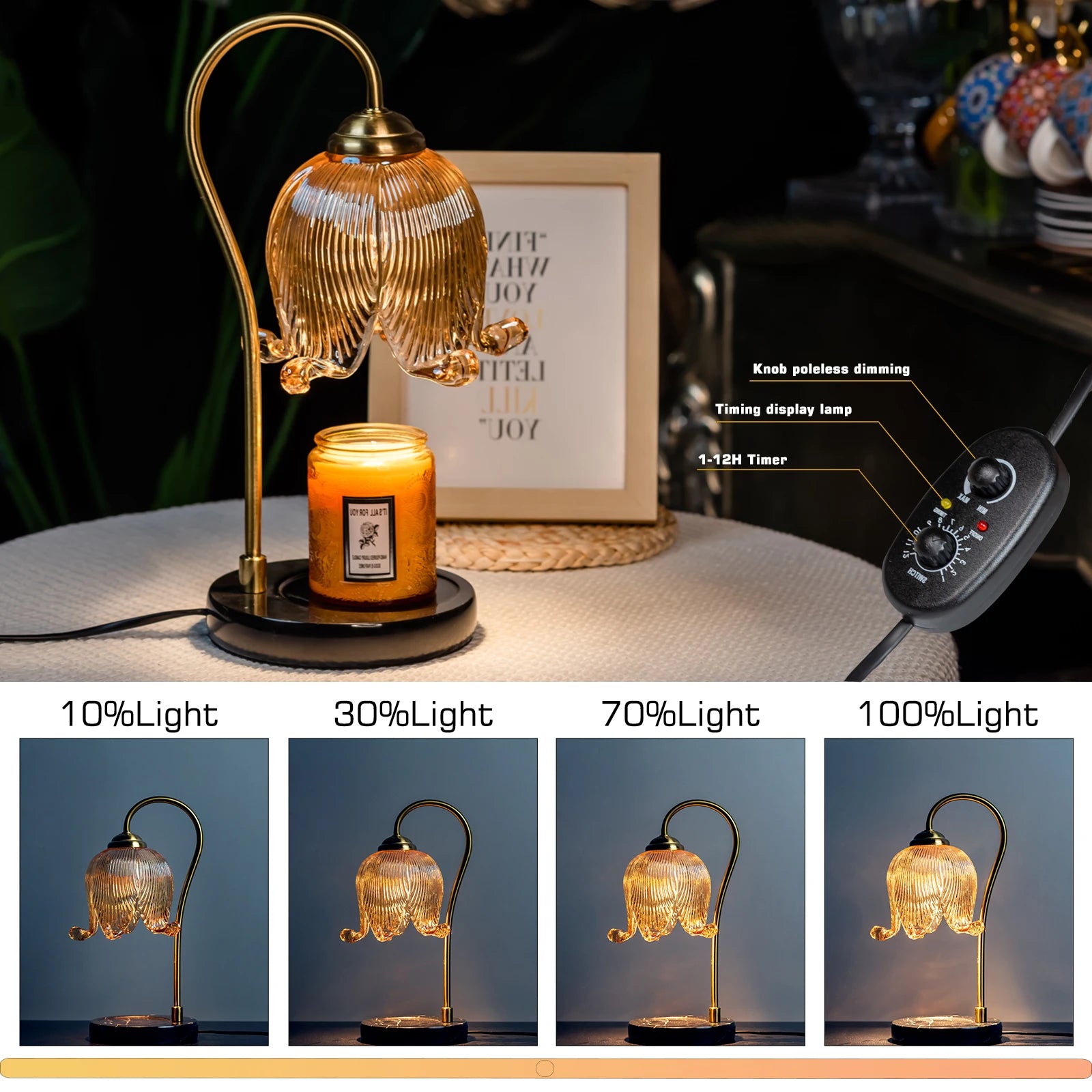 Flower Candle Warmer