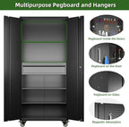 Garage Storage Cabinet, Metal Tool Storage Cabinet