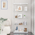 Glass Display Cabinet with Double Door and Lock