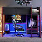 Full Wood Gaming Bed Desk