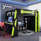 Full Wood Gaming Bed Desk
