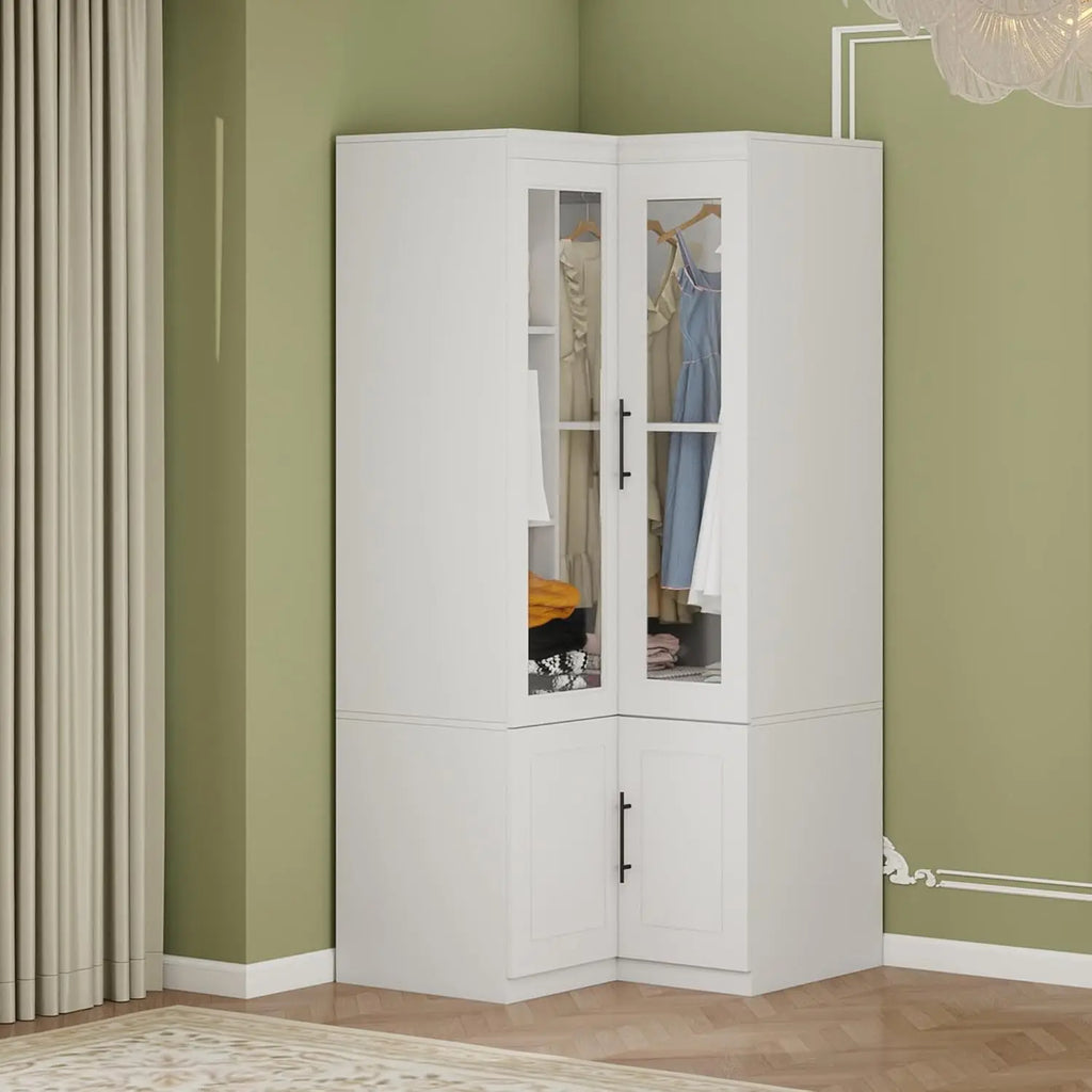 Corner Armoire Wardrobe Closet