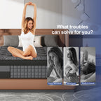 12"14"Memory Foam Mattress Queen King Size,