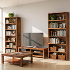 6 Shelf Wooden Bookcase