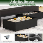 Bed Frame with Charging Station