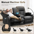 Dual Reclining Loveseat with Storage