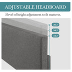 Adjustable Upholstered Bed Frame