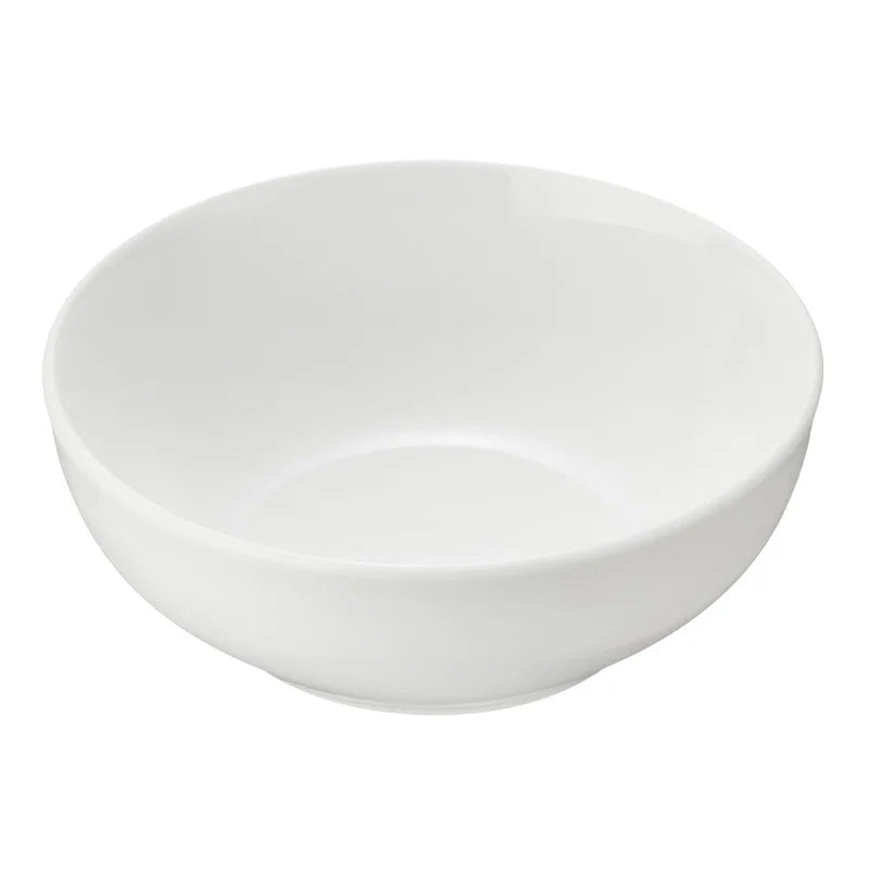 12-Piece White Stoneware Dinnerware