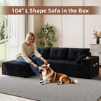 Sofa with Oversized Chaise