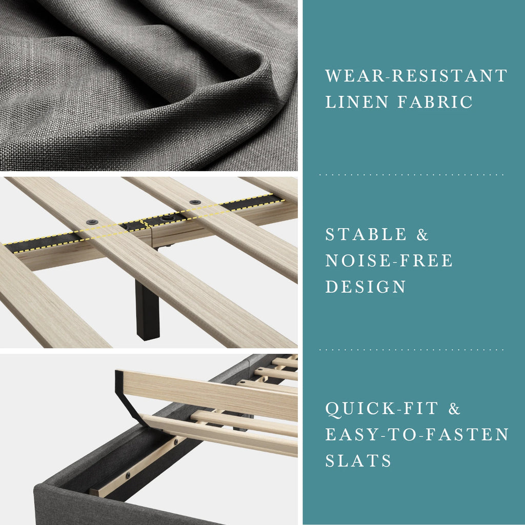 Adjustable Upholstered Bed Frame