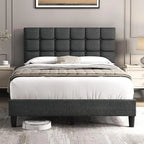 Upholstered Bed Frame,  Queen Bed